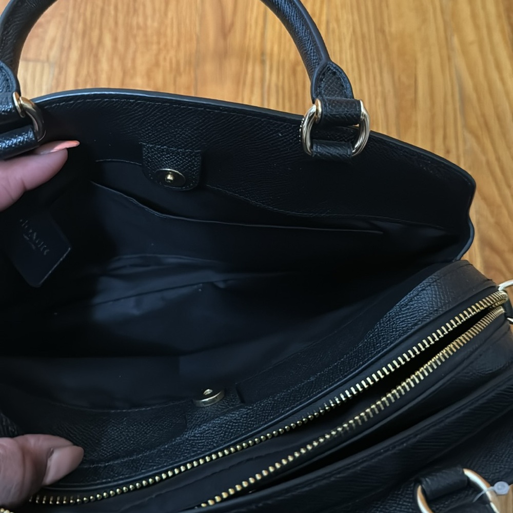 BNWT Black Coach Lillie Carry All - Picture 6 of 7